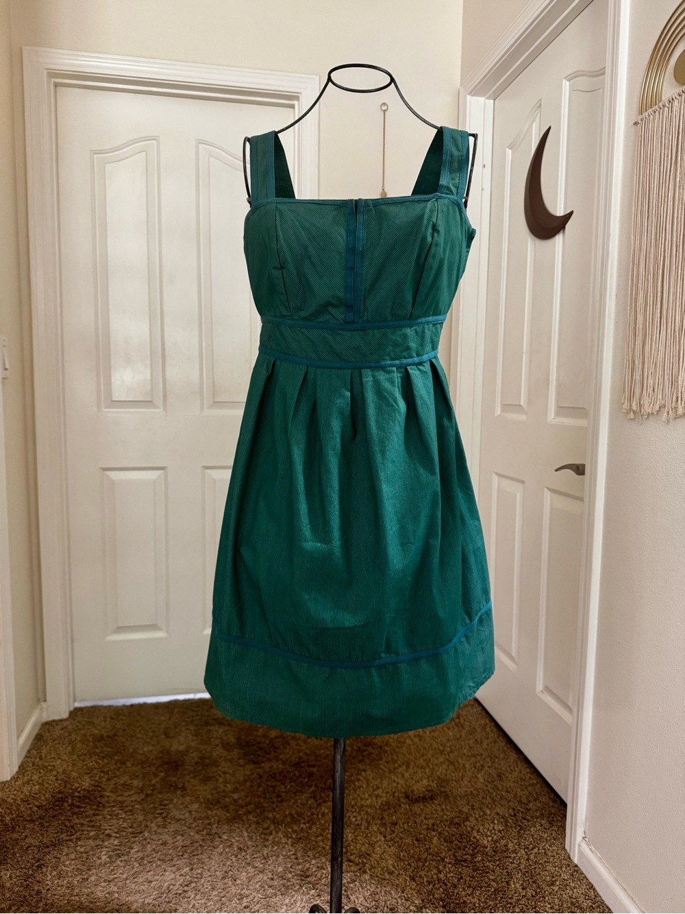 Kimchi Blue Teal Green Sleeveless Fit-and-Flare Dress